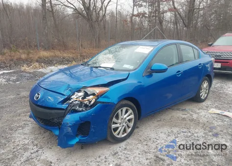 2012 Mazda Mazda3 I Touring from USA, damaged, VIN JM1BL1V78C1641522